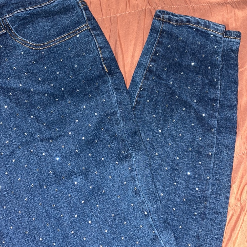 Rhinestone jeans